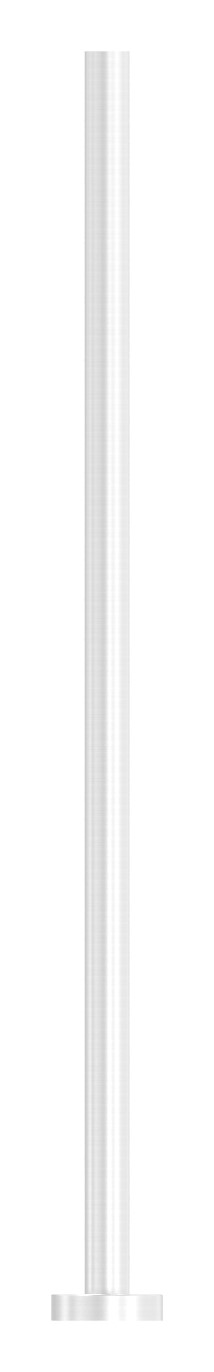 Edelstahlpfosten zur Bodenmontage, H: 1190mm Edelstahlpfosten zur Bodenmontage, H: 1190mm