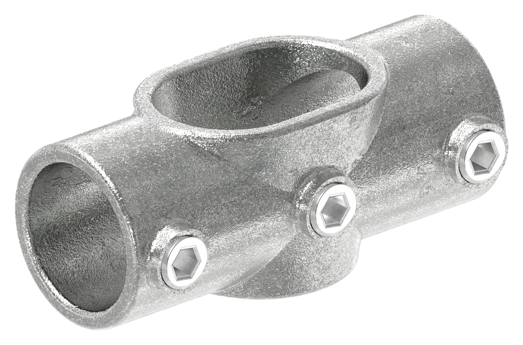 Kreuzstück, schräg, variabel, für Rohr Ø 42,4mm