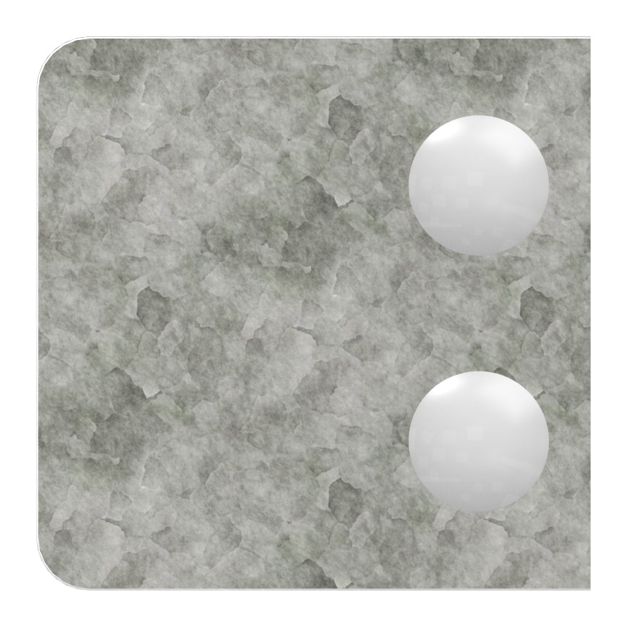 Glasklemme Mod. 34, Anschluss: gerade, Zink roh