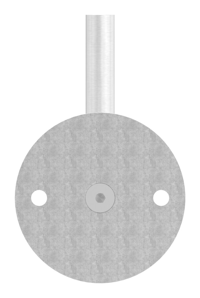 Handlaufhalter mit Innengewinde M6, Bügel 12mm (Ronde und Bügel verschraubt), V2A