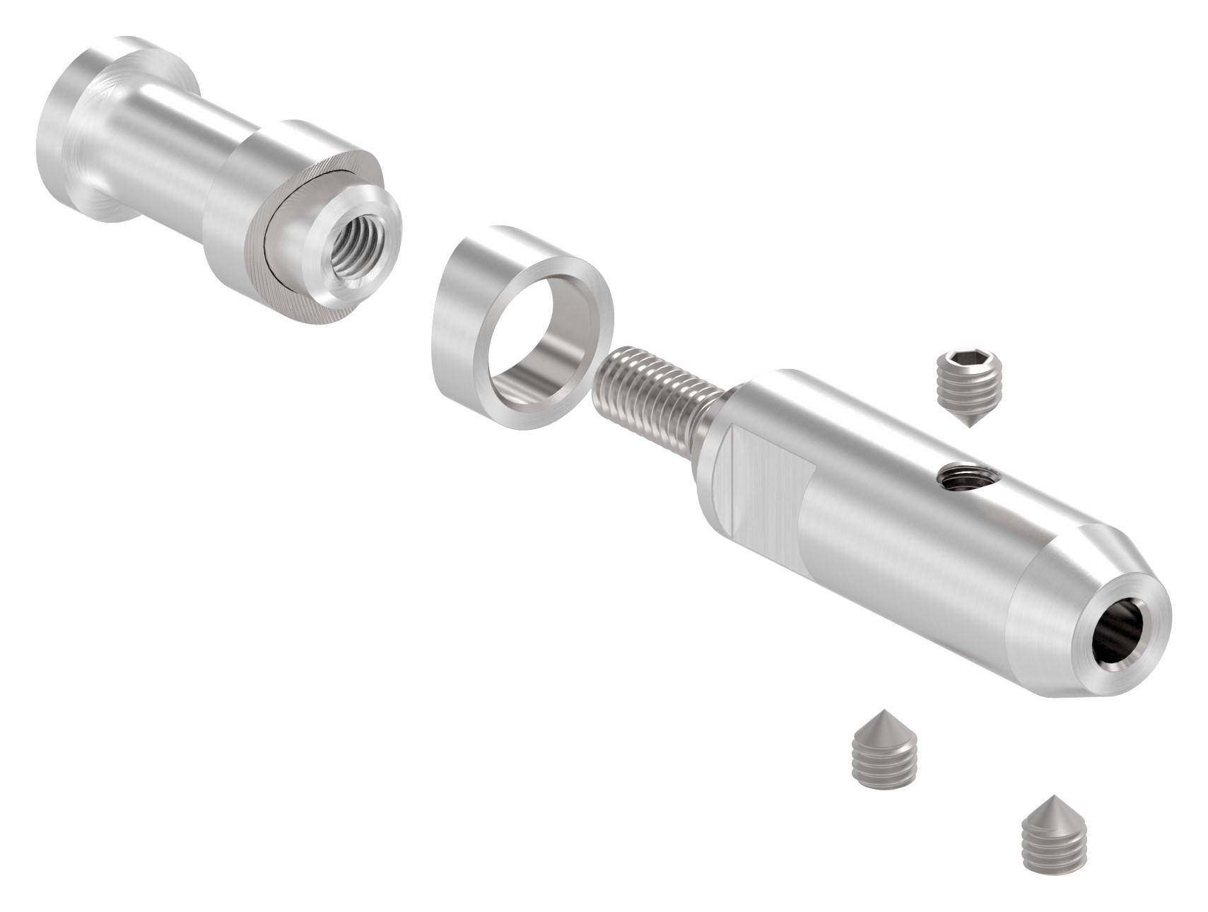 Seilhalter für 4mm Seil, V2A Seilhalter für 4mm Seil, V2A