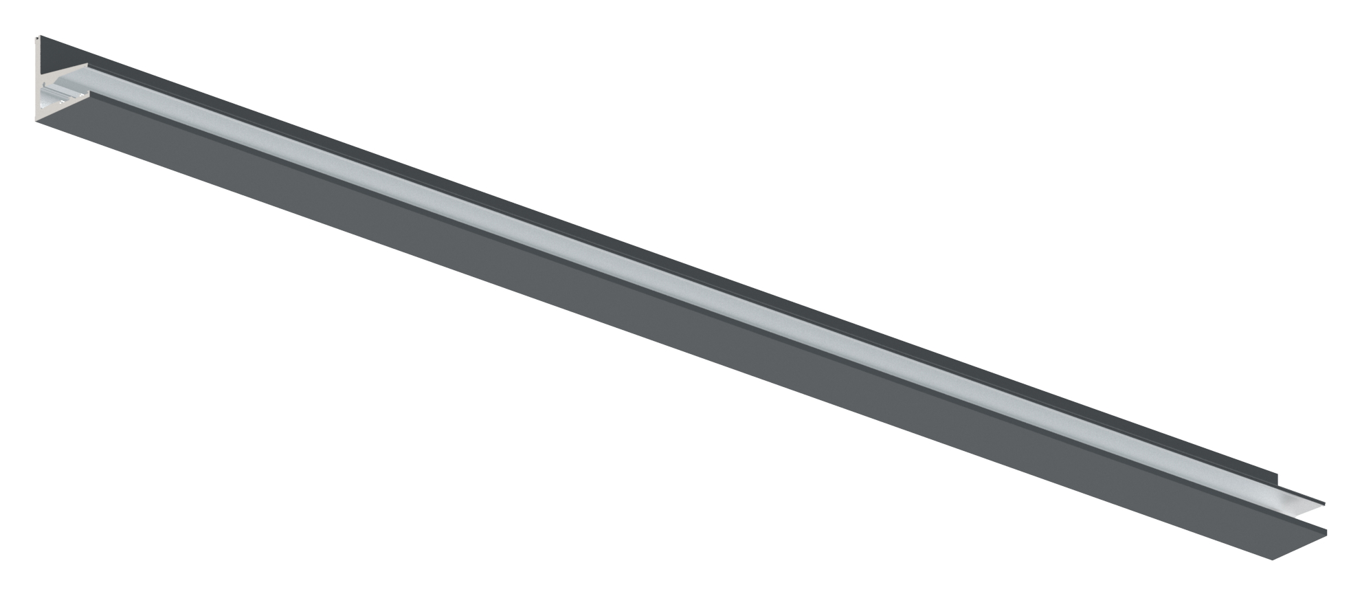 Vordachprofil eleganza canopy, L: 2005mm, RAL7016 Vordachprofil eleganza canopy, L: 2005mm, RAL7016