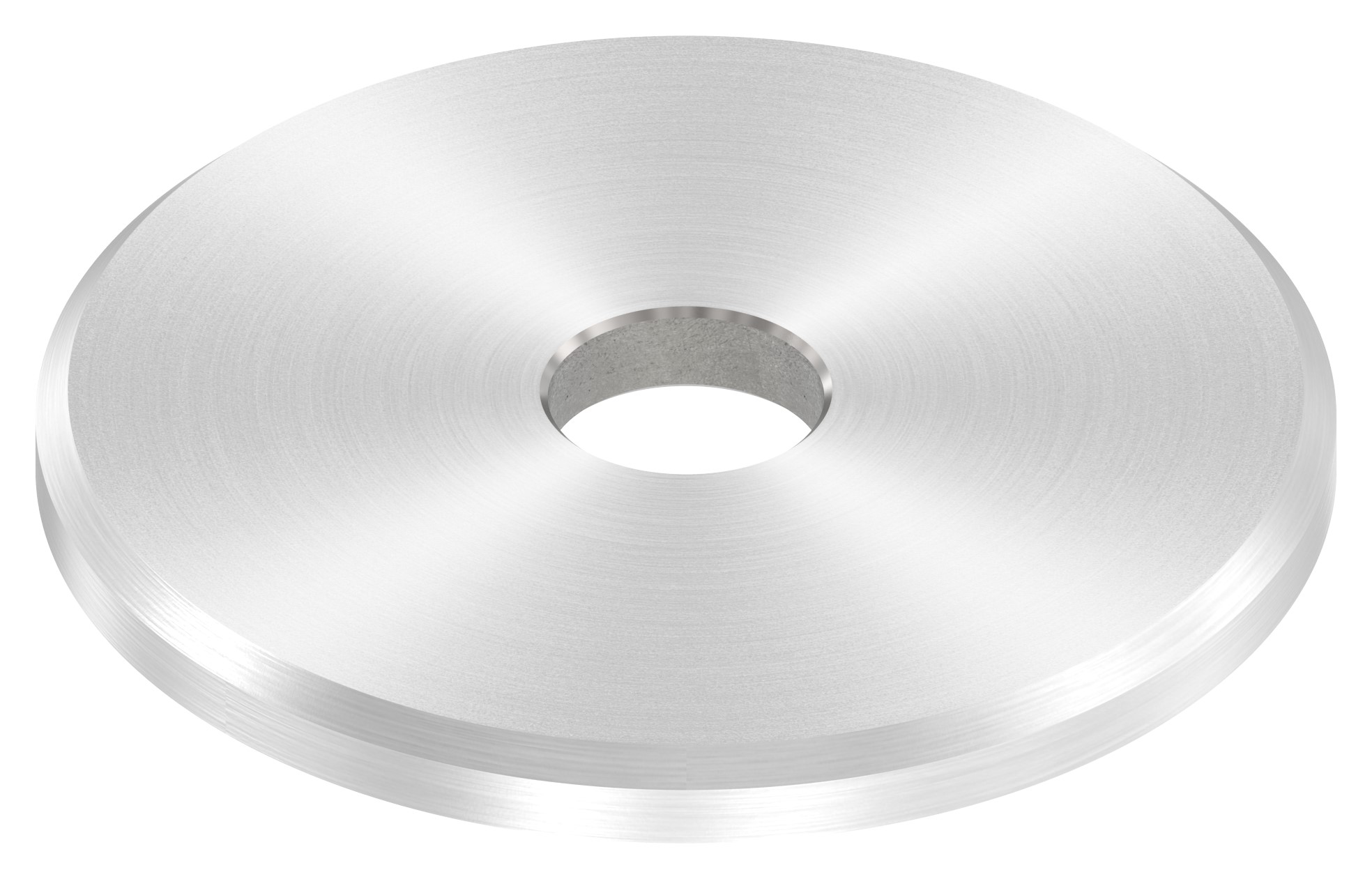 Beilagscheibe 40x3mm mit Fase, Bohrung 8,5mm, V2A