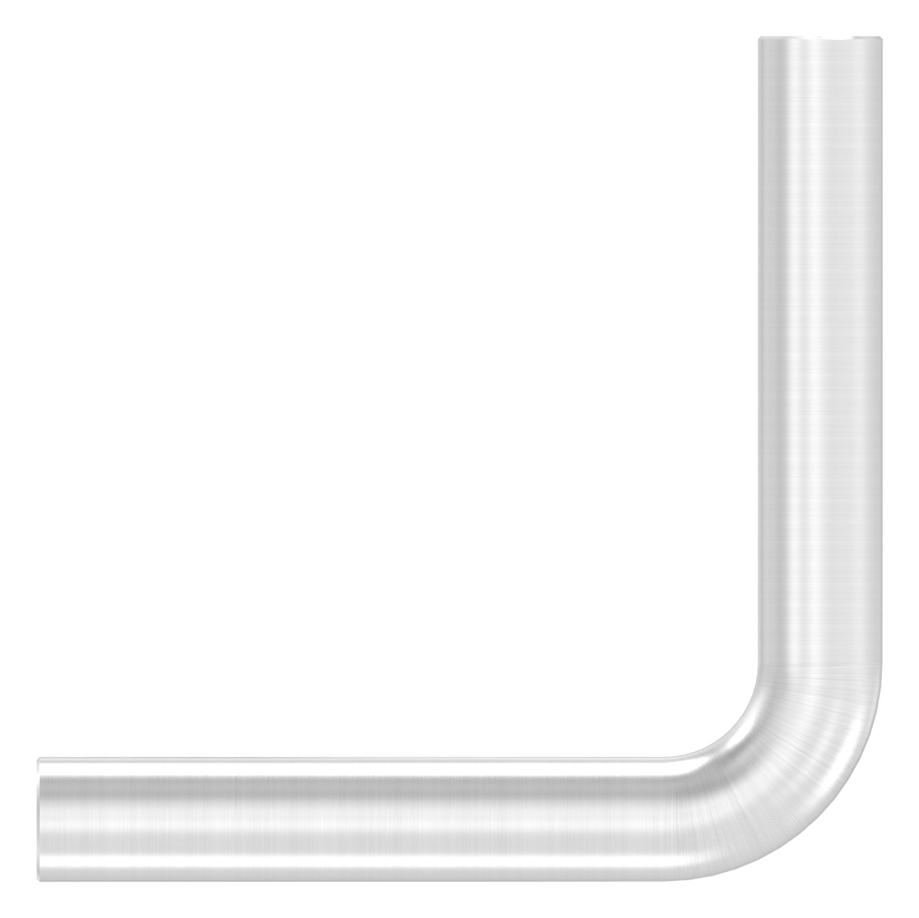 Bügel Ø 12mm, 90° gebogen, ohne Gewinde, V2A
