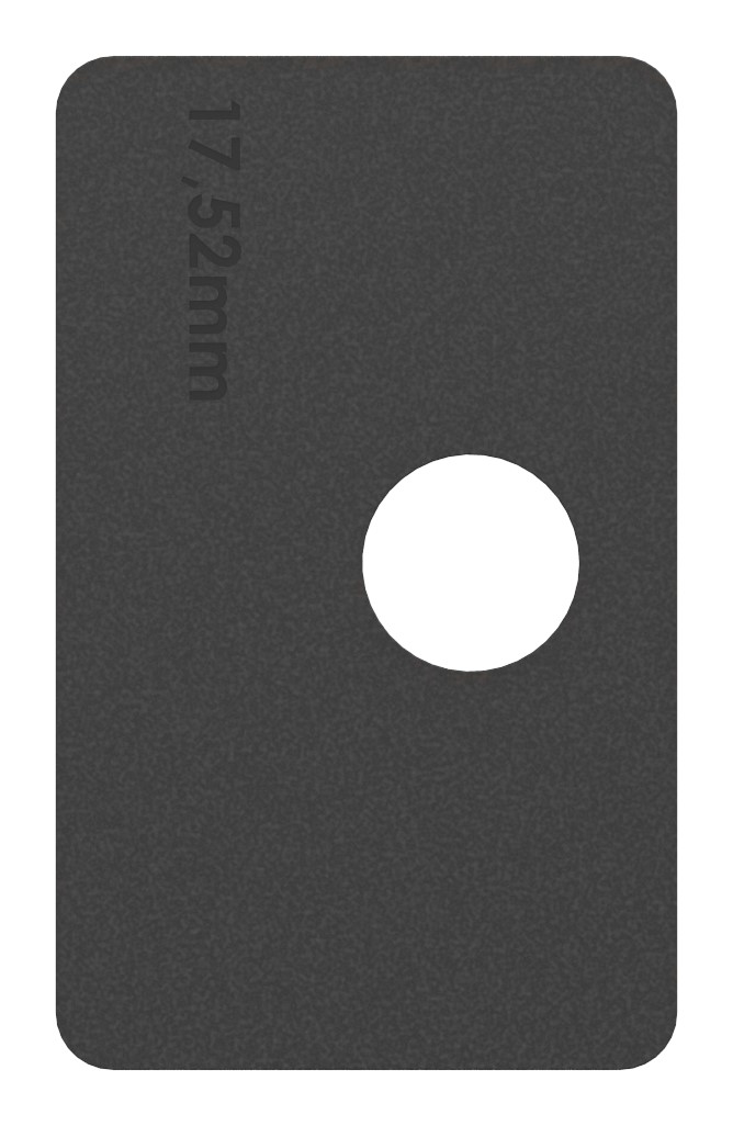 Gummi für Mod. 35, VSG-Glas 17,52mm Gummi für Mod. 35, VSG-Glas 17,52mm