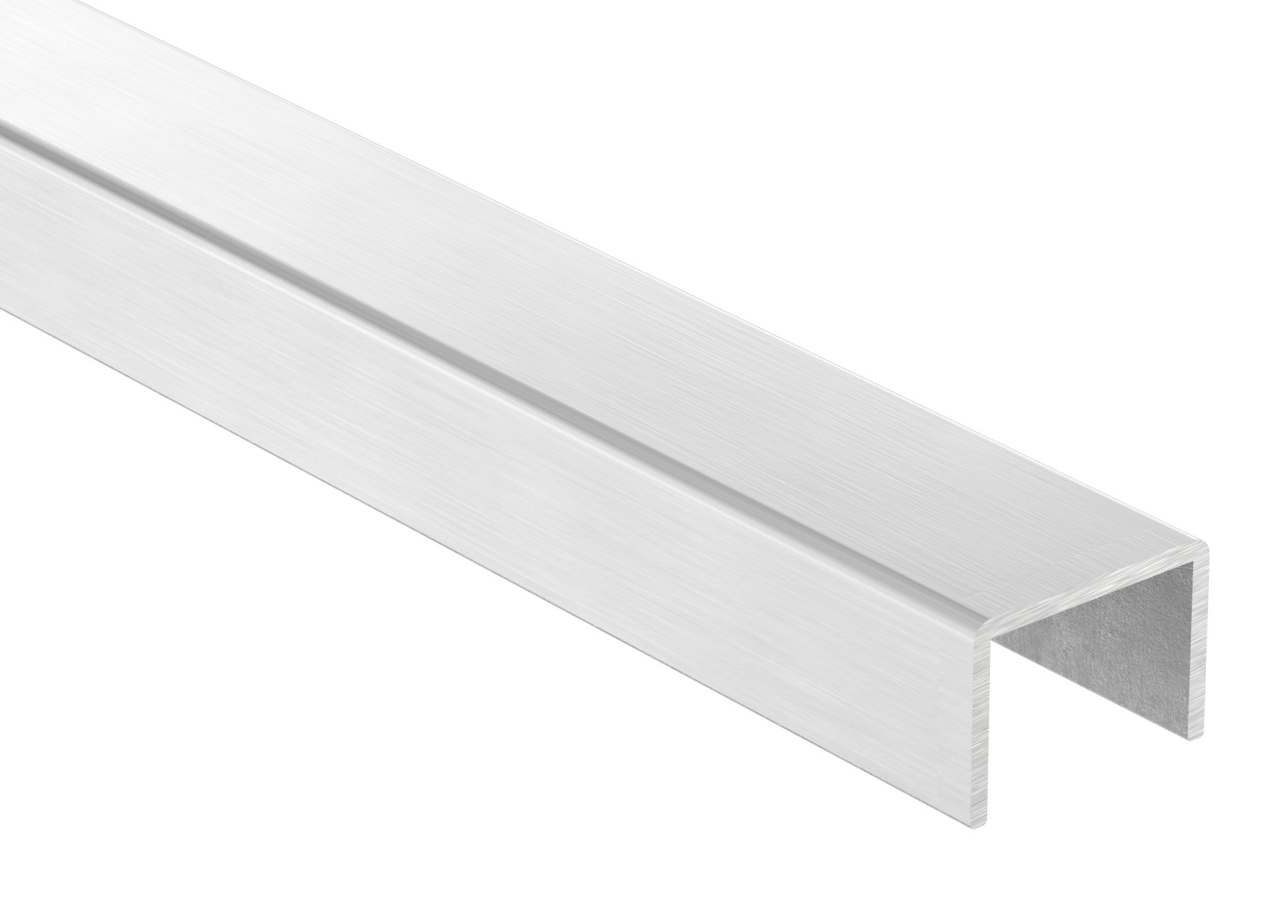 Edelstahl-U-Profil, 28x20x2mm, L: 3000mm, V2A