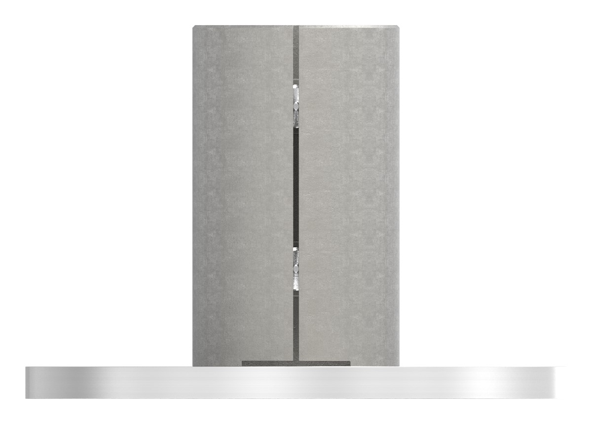 Wand- und Bodenanker, für Rohr 42,4x2,0mm, V2A