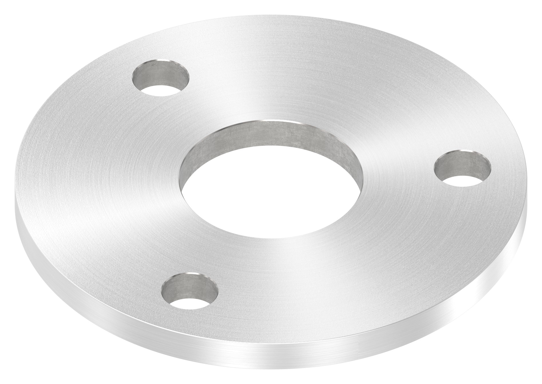 Ankerplatte Ø 120x8mm, mit Rundschliff, V2A