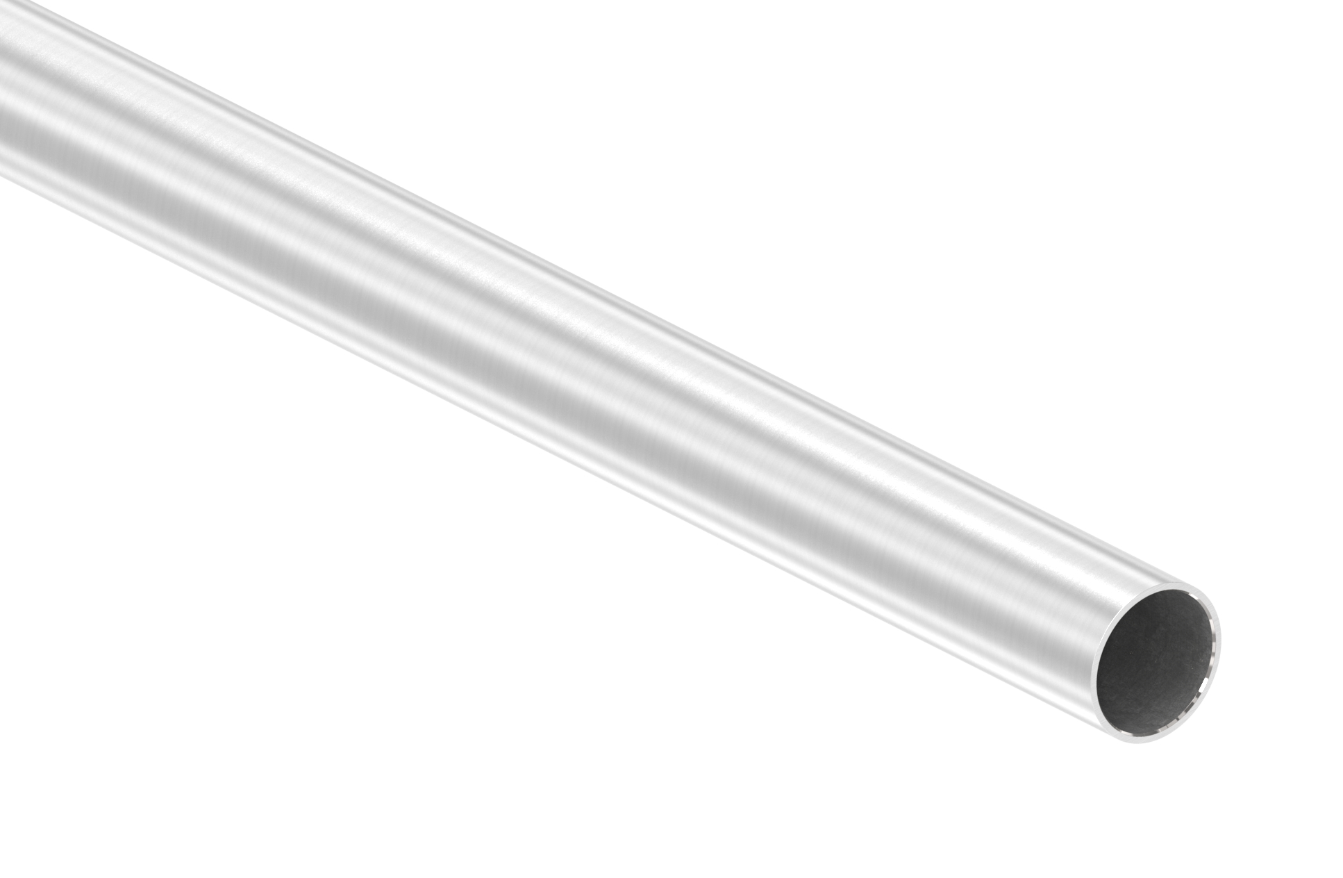 Edelstahlrohr, 33,7 x 2,0mm, L=6m, Korn 240 geschliffen, V2A Edelstahlrohr, 33,7 x 2,0mm, L=6m, Korn 240 geschliffen, V2A