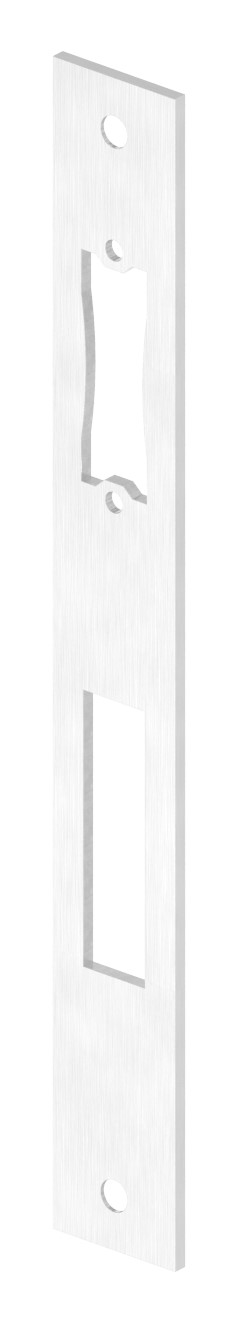 Edelstahlschließblech 242x30x3,0mm, für Abstand 92mm, V2A (1.4301) Edelstahlschließblech 242x30x3,0mm, für Abstand 92mm, V2A (1.4301)
