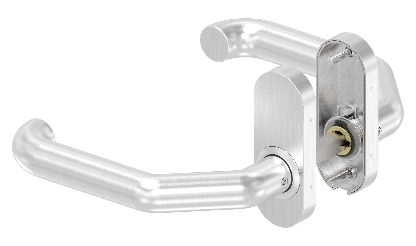 Türdrücker-Paar, V2A Türdrücker-Paar, V2A