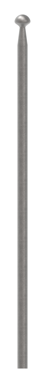 Zaunstab Ø 12mm, H: 400mm, konisch mit Knopf halbrund