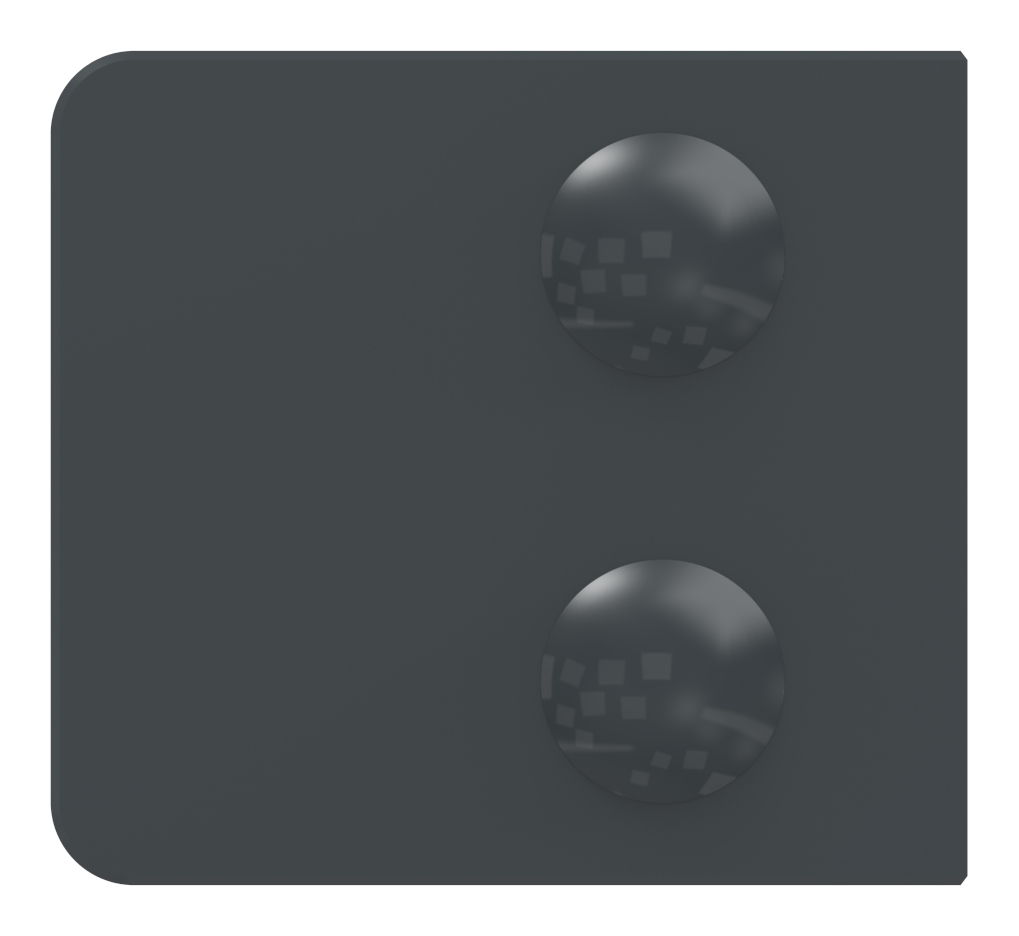 Glasklemme Mod. 31, Anschluss: 42,4mm, Zink roh pulverbeschichtet RAL 7016 matt