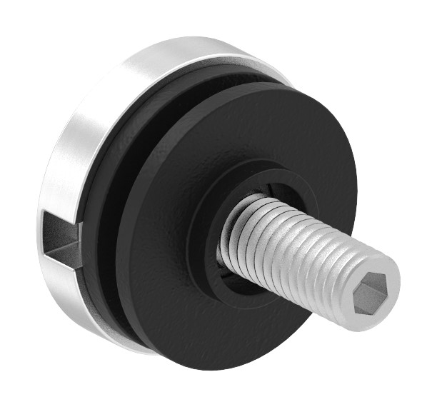Glaspunkthalter Ø 30mm, passend zu Brenk-Halter, ALU Glaspunkthalter Ø 30mm, passend zu Brenk-Halter, ALU