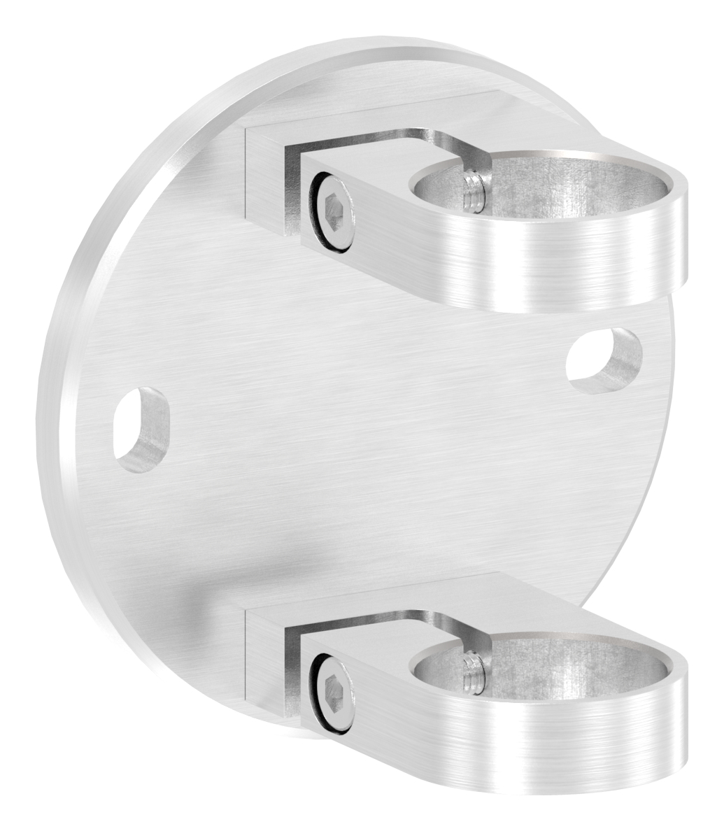 Wandbefestigung für Geländerpfosten 42,4mm, V2A Wandbefestigung für Geländerpfosten 42,4mm, V2A