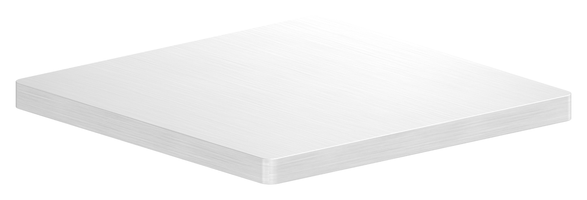 Platte zum Anschweißen für Rohr 60x60, V2A