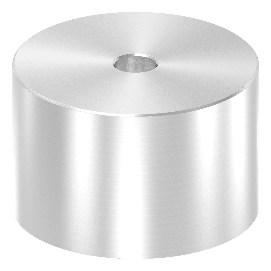 Unterteil für 62mm Glaspunkthalter, t: 40mm, V2A