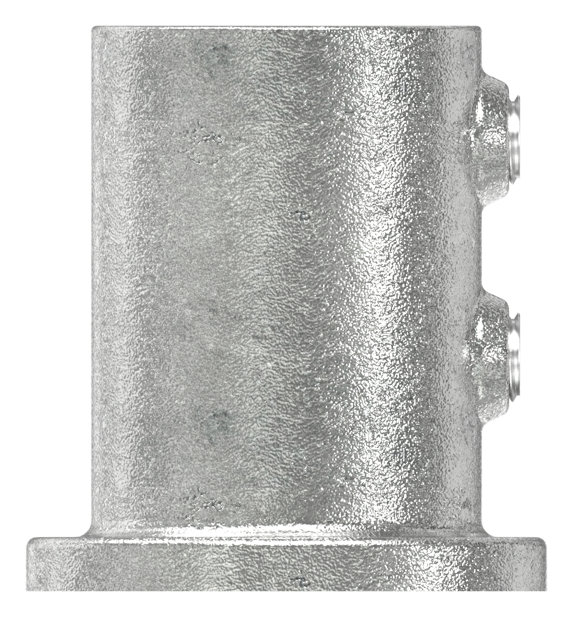 Wandhalter mit 2 Bohrungen, für Rohr Ø 60,3mm