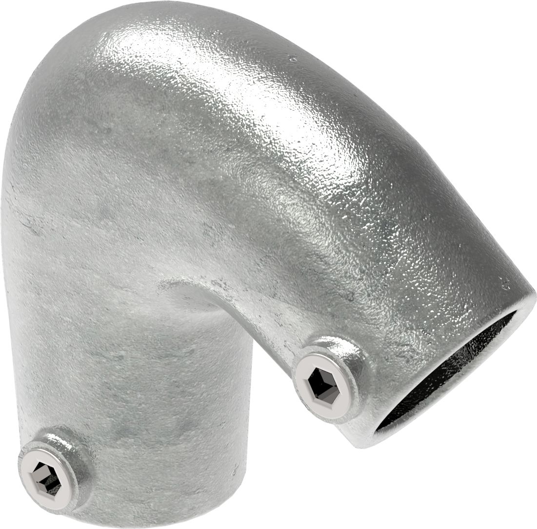 Bogen, variabel 40 - 70°, für Rohr Ø 48,3mm