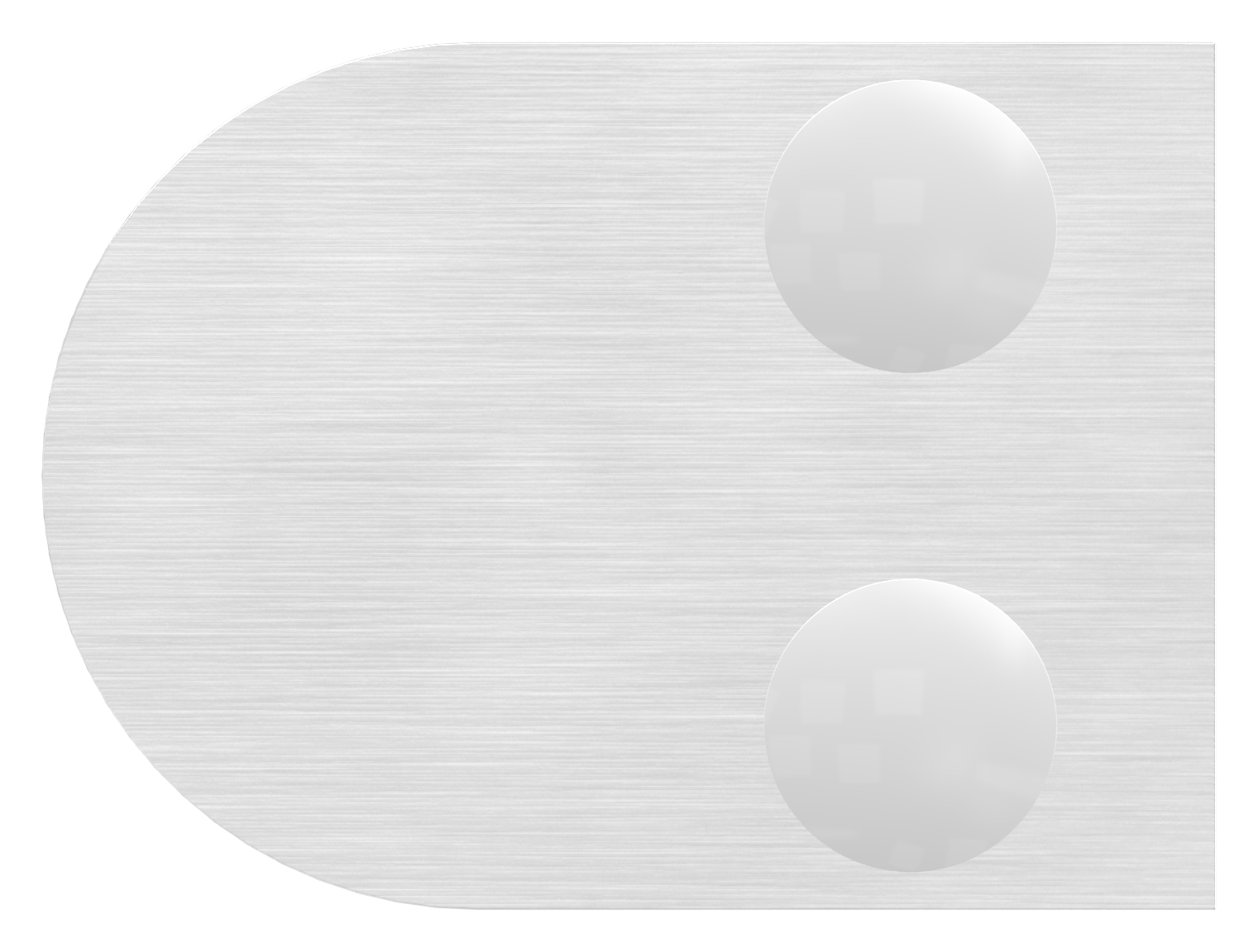 Glasklemme Mod. 30, Anschluss: 42,4mm, V4A