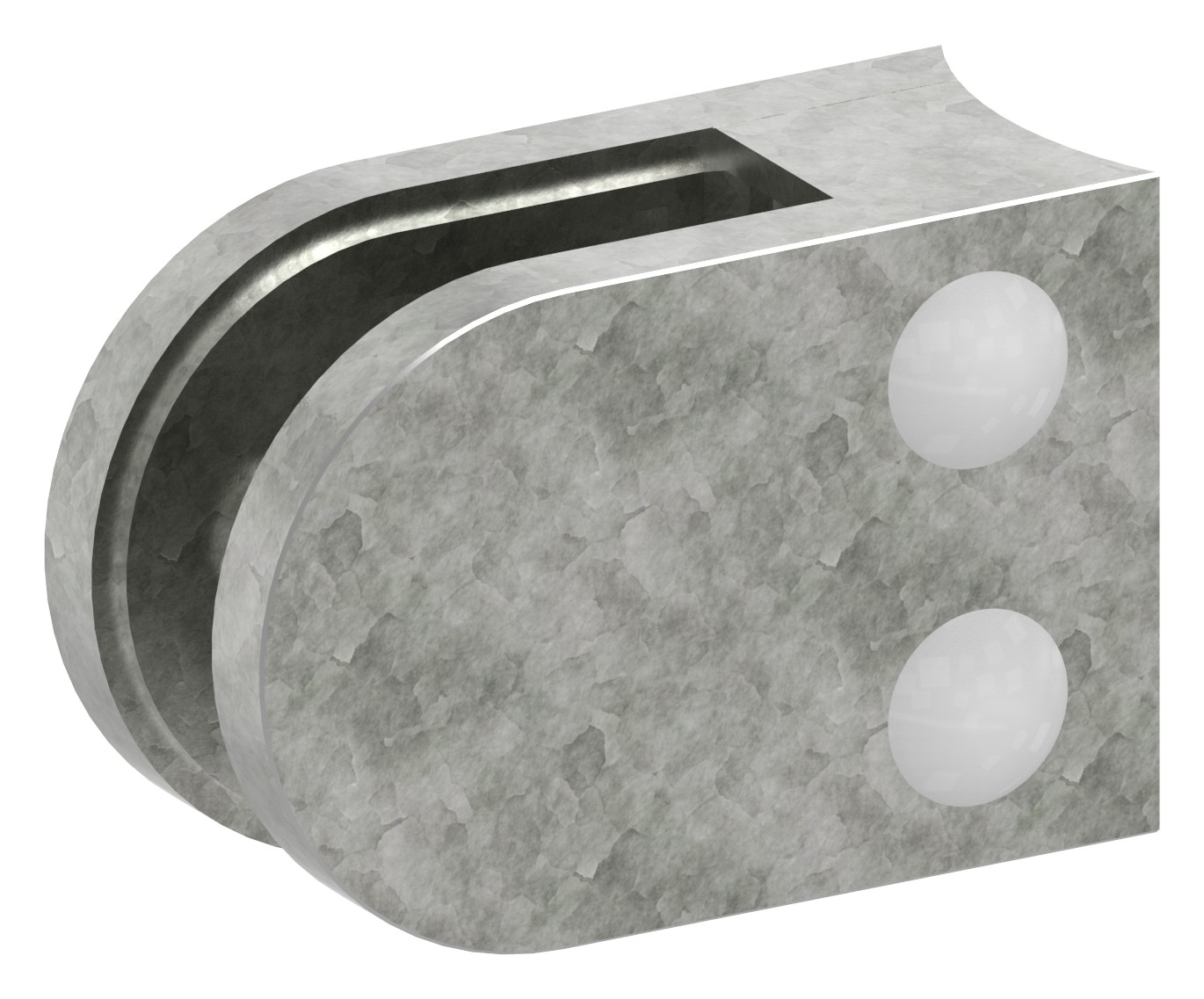 Glasklemme Mod. 32, Anschluss: 60,3mm, Zink roh Glasklemme Mod. 32, Anschluss: 60,3mm, Zink roh