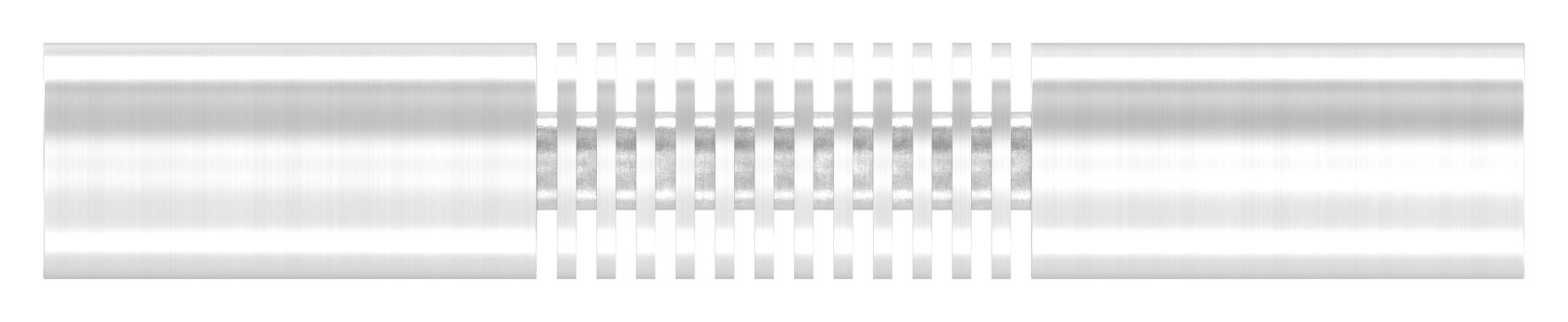 Rundstabverbinder (zum Biegen), für 10mm Rund, V2A