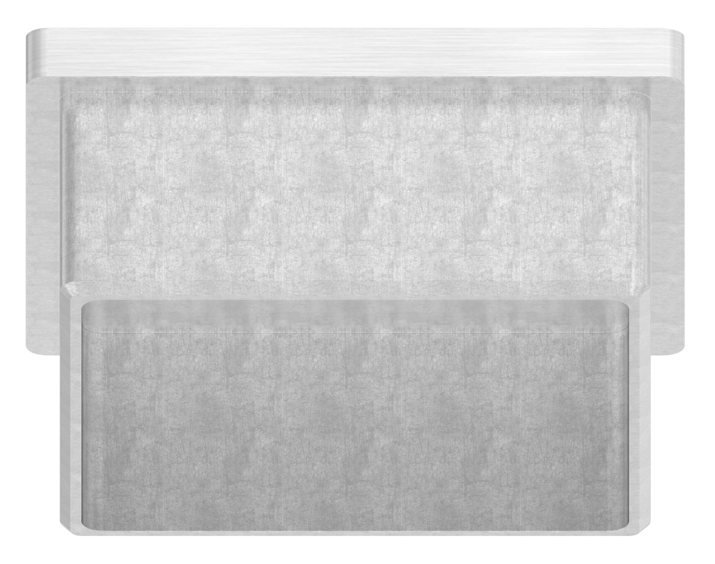 Einsteckkappe, für Rohr 60x60x3,0mm, V2A