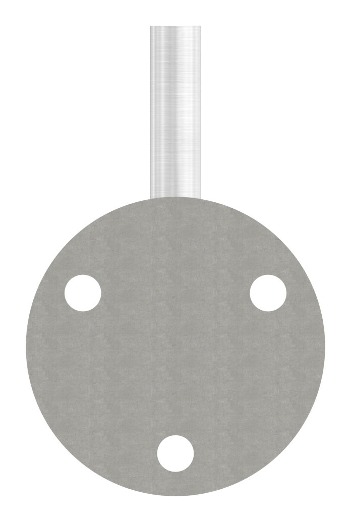 Handlaufhalter zum Anschweißen (Ronde und Bügel verschweißt), V2A