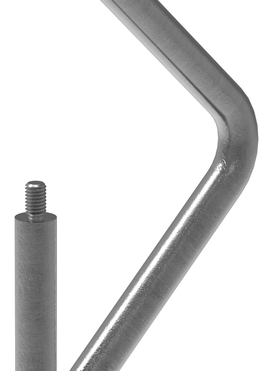 Designstab Ø 12mm, H: 900mm, für 1x Kugel 25mm