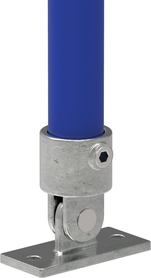 Wandhalter verst. mit 2 Bohrungen, für Rohr Ø 60,3mm