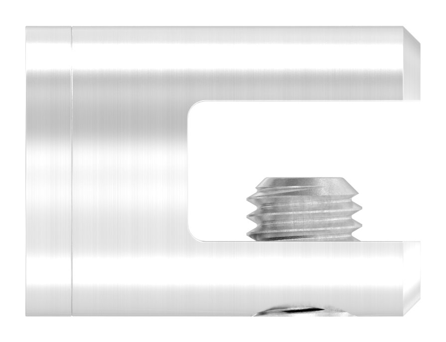 Plattenhalter für geraden Anschluss, V2A Plattenhalter für geraden Anschluss, V2A