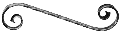 Geländerelement 25x8mm, 130x500mm