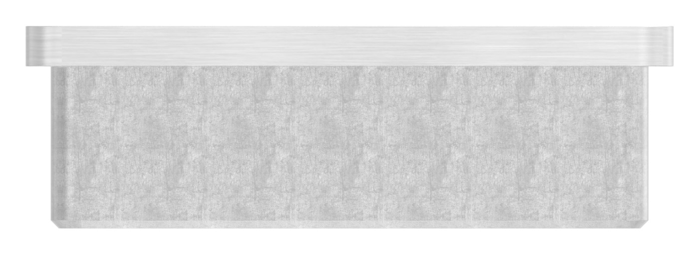 Einsteckkappe, für Rohr 80x80x3,0mm, V4A
