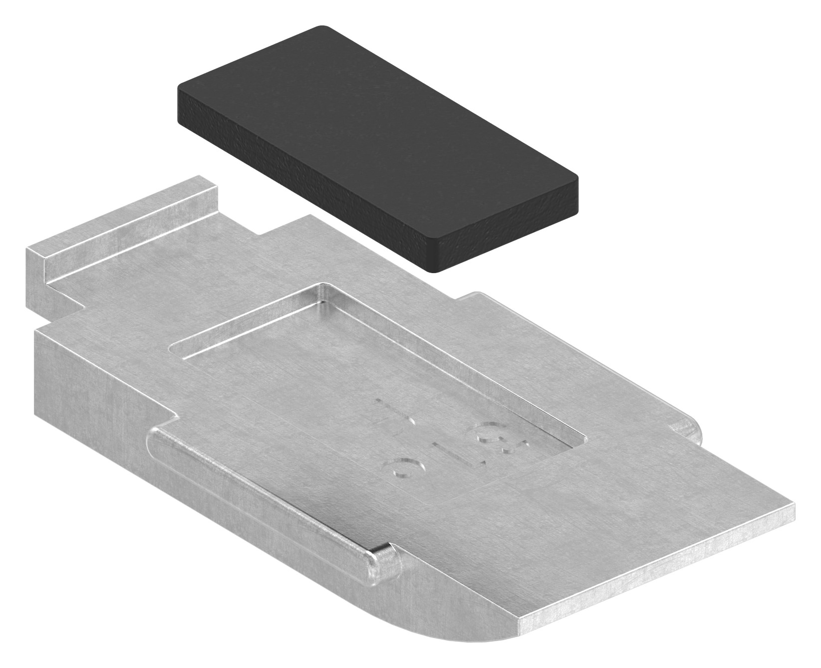 Sichtschutz Sicherungsboden EK Mod. 25, V4A