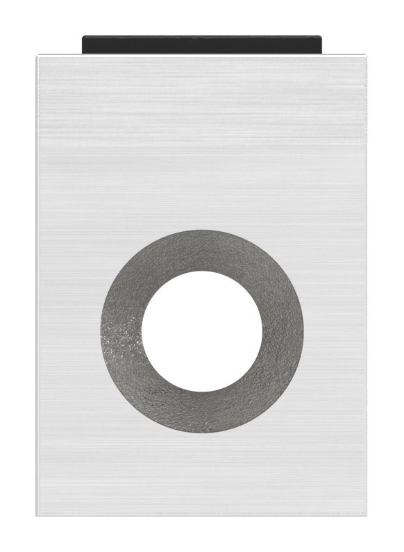 Halteboden mit Anschluss 60,3mm, V2A