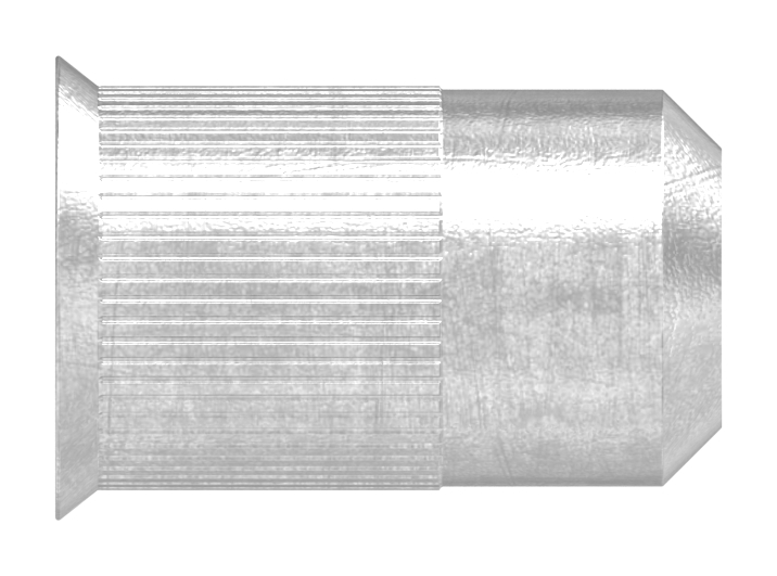 Blind-Einnietmutter, V2A, M4/Loch 6mm, VPE mit 250 Stück, V2A