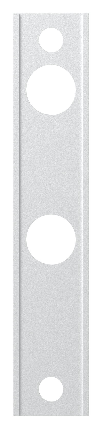Adapter für Gittertorschlösser GTS2, für Rundrohre Ø 33 - 60mm, silber