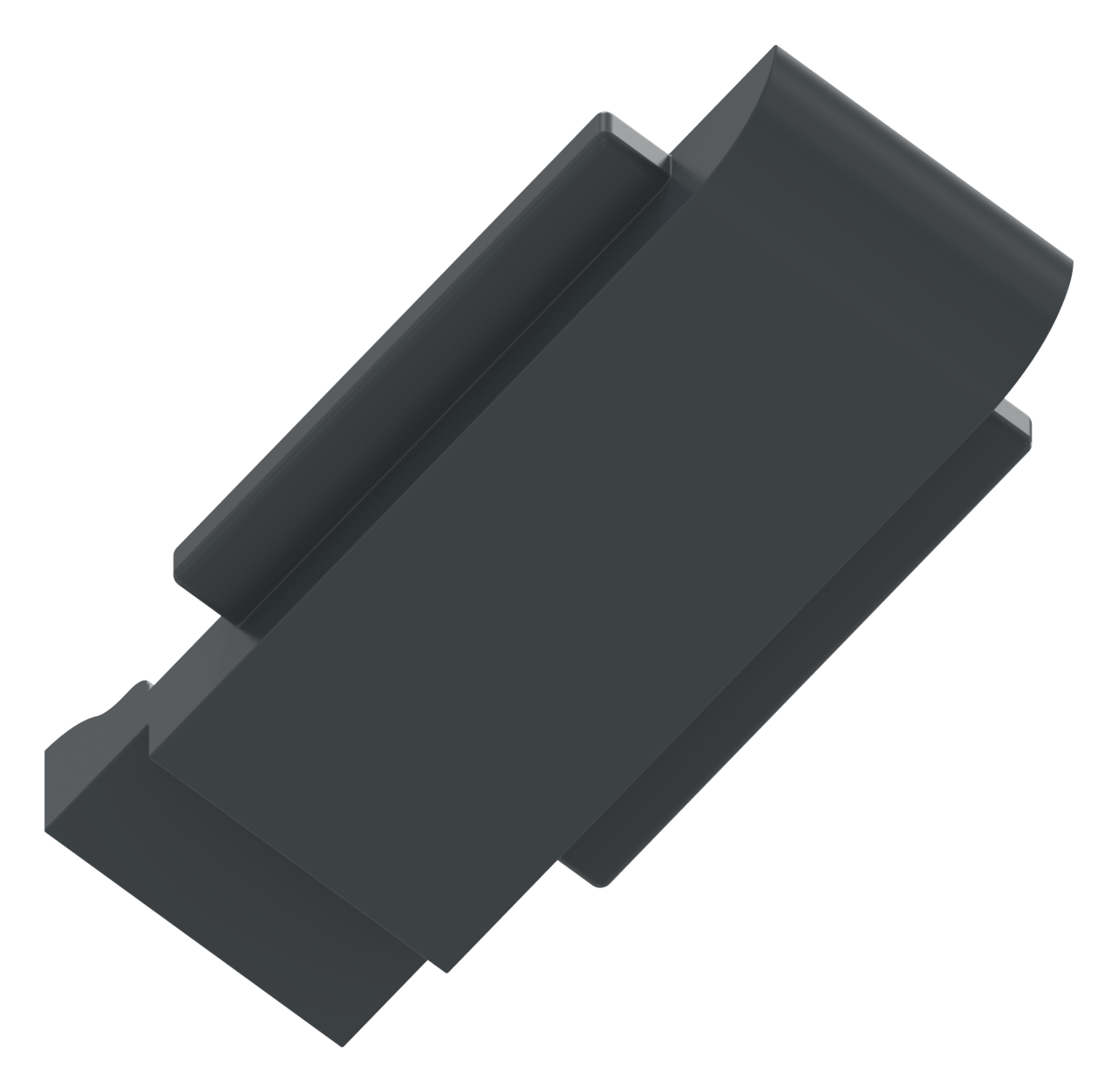 Sicherungsplatte für Mod. 14 , Zink roh pulverbeschichtet in RAL 7016 matt Sicherungsplatte für Mod. 14 , Zink roh pulverbeschichtet in RAL 7016 matt