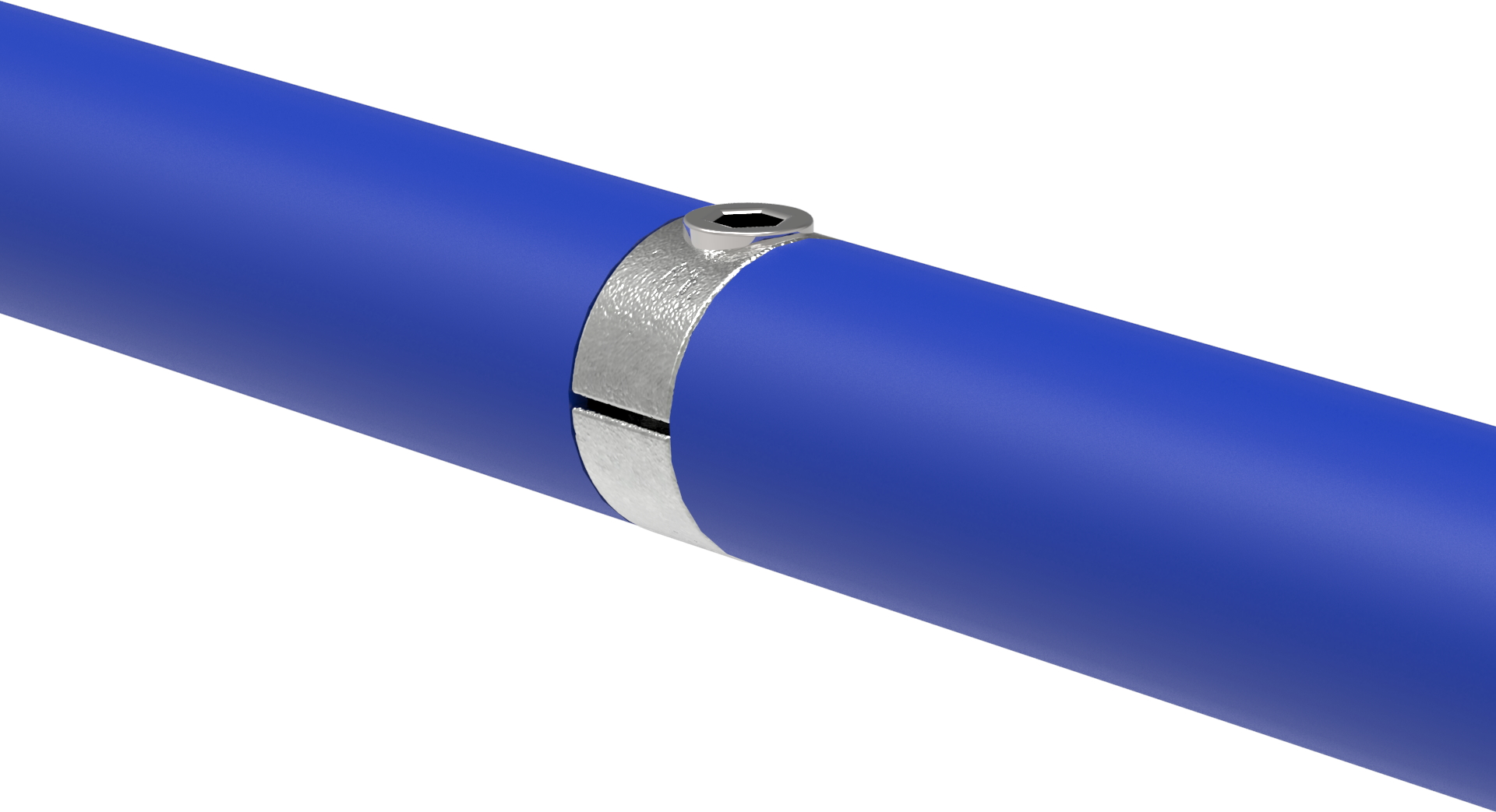 Verbinder, gerade, im Rohr, für Rohr Ø 48,3mm