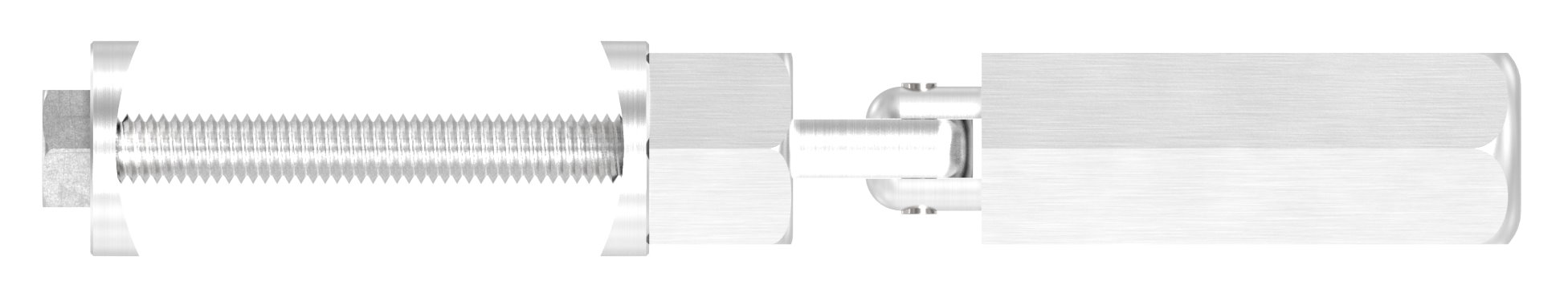 Gewindeterminal zur Selbstmontage, Seil 5mm, V2A Gewindeterminal zur Selbstmontage, Seil 5mm, V2A