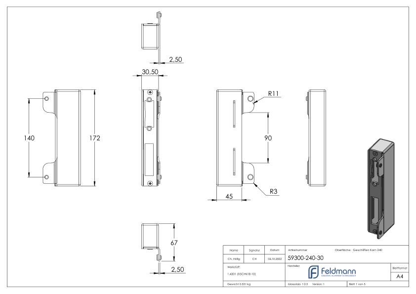 Edelstahlgegenkasten eckig, für Abstand 72mm, zum Anschweißen, 30mm, V2A Edelstahlgegenkasten eckig, für Abstand 72mm, zum Anschweißen, 30mm, V2A