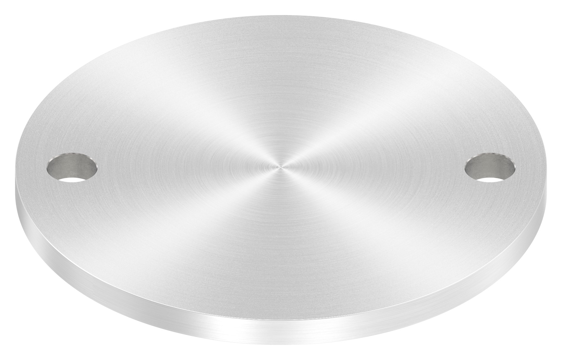 Ankerplatte Ø 140x8mm, mit Rundschliff, V2A