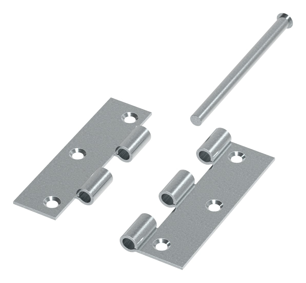 Scharnier 86x55mm mit herausnehmbaren Zapfen