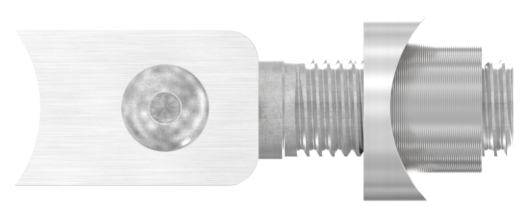 Torband mit Gewindehülse M16 für Rohr 42,4mm, V2A Torband mit Gewindehülse M16 für Rohr 42,4mm, V2A