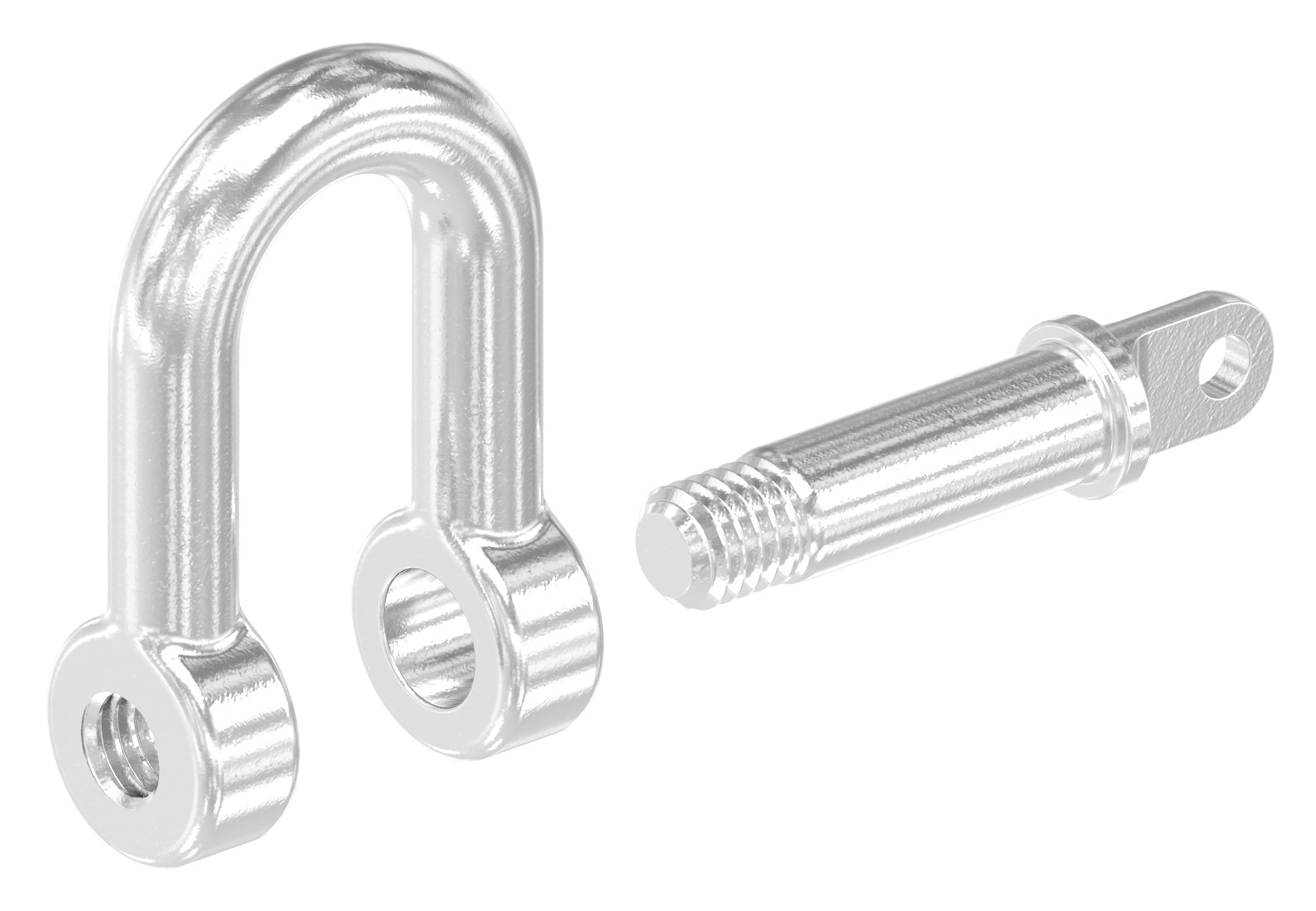 Schäkel, M6, V4A Schäkel, M6, V4A