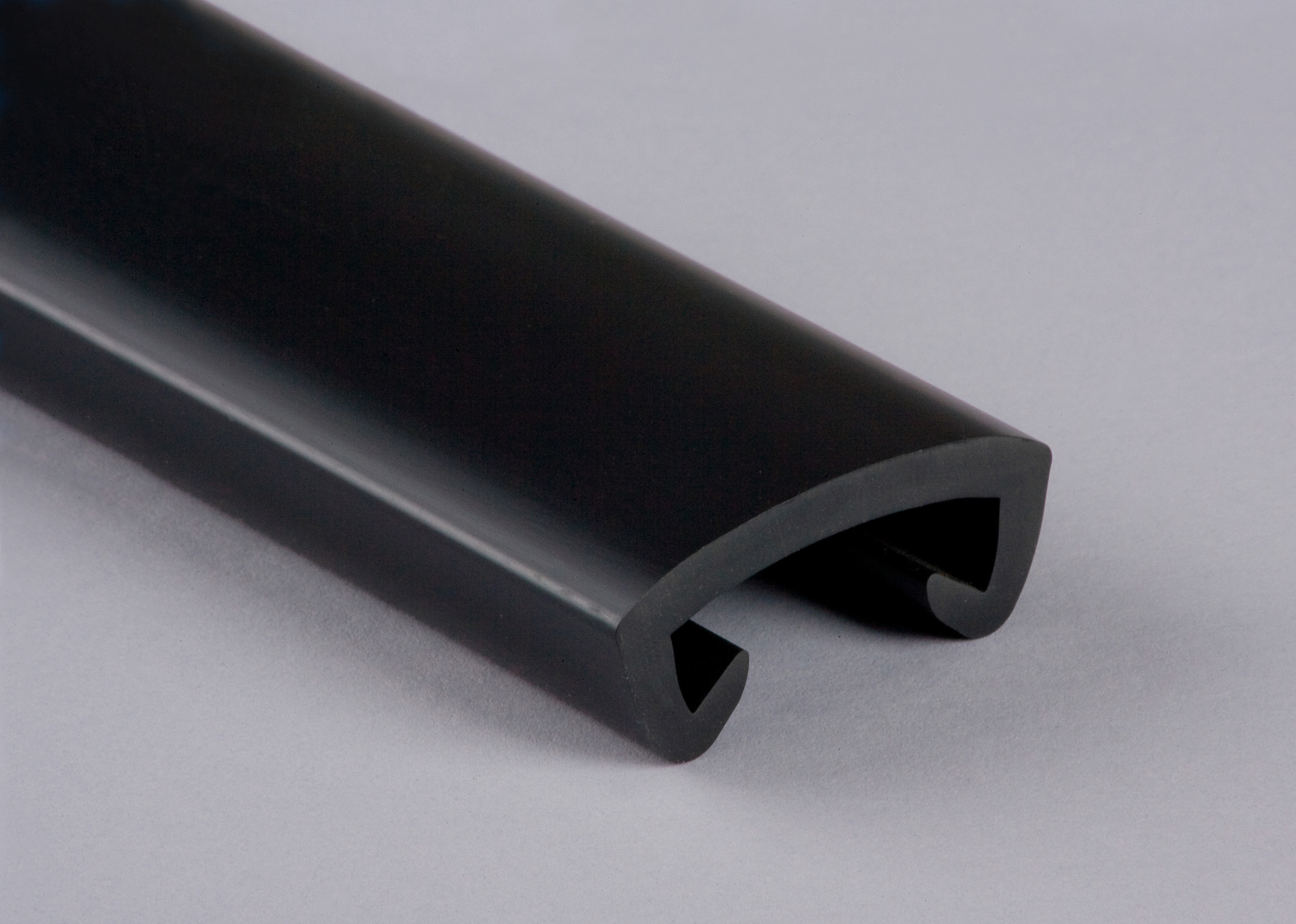 Kunststoffhandlauf für 40x8mm, schwarz