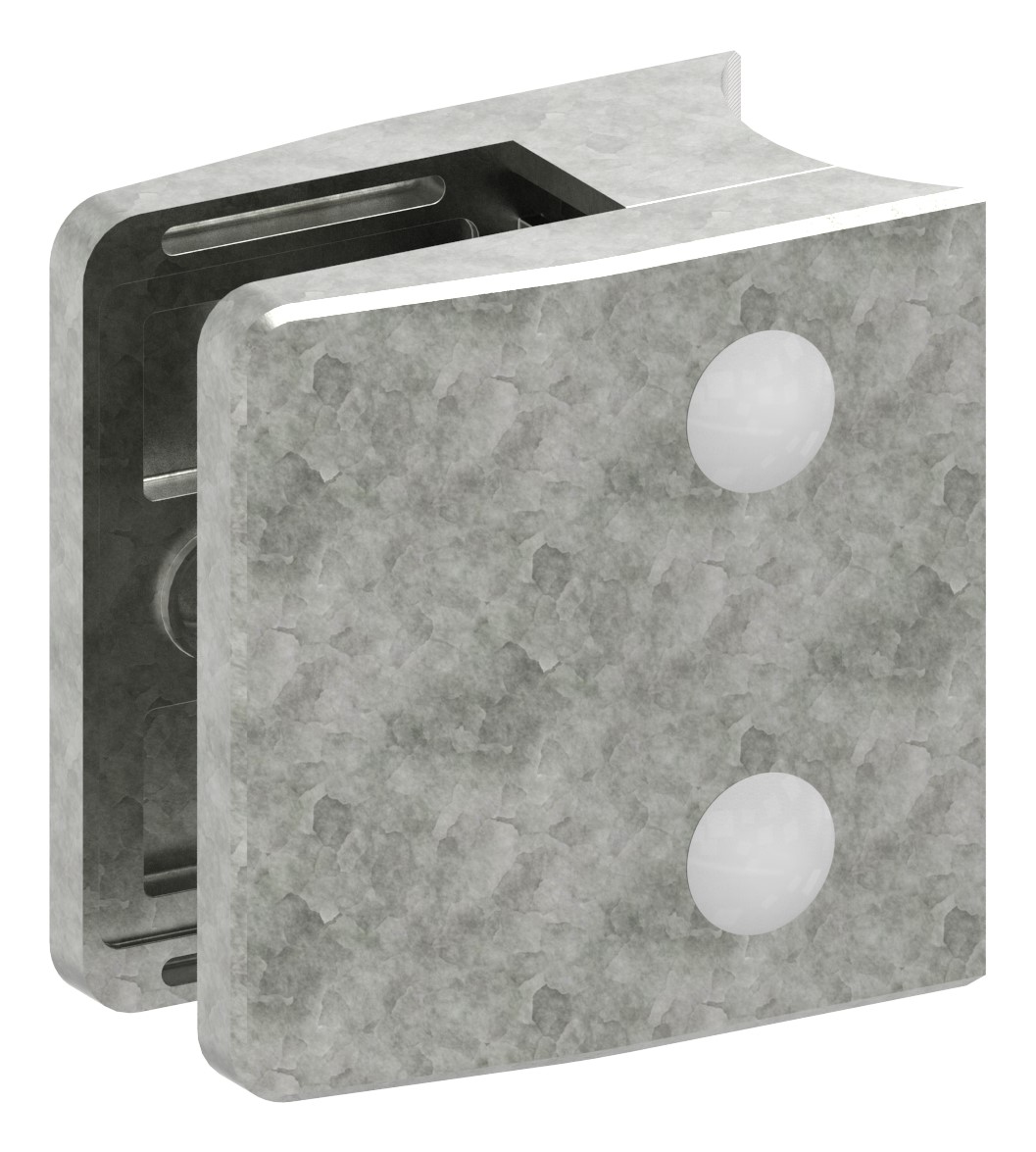 Glasklemme Mod. 35, Anschluss: 48,3mm, Zink roh Glasklemme Mod. 35, Anschluss: 48,3mm, Zink roh