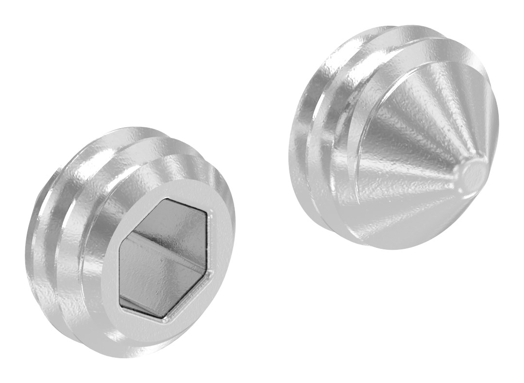Gewindestift M5x4, V2A, DIN 914 / ISO 4027 Gewindestift M5x4, V2A, DIN 914 / ISO 4027