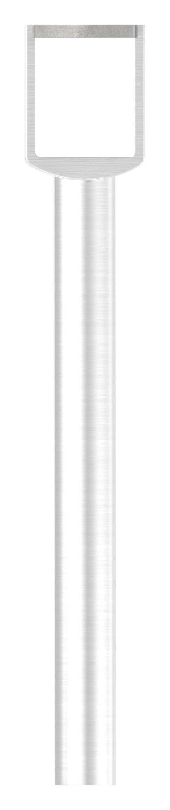 Stift mit Anschlussplatte für LED-Handlauf, hohl, V2A