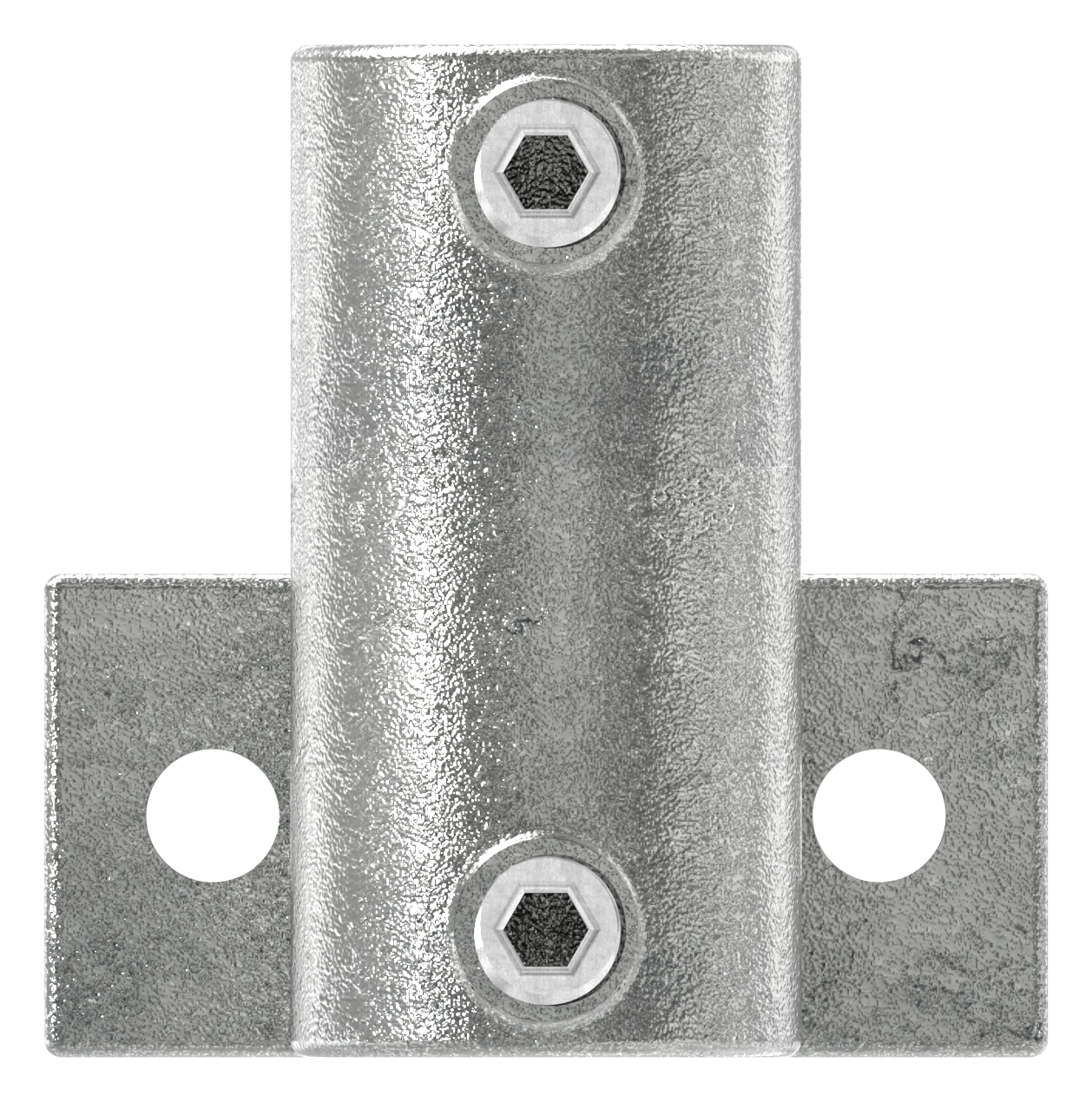 Wandhalter mit 2 Bohrungen, für Rohr Ø 42,4mm